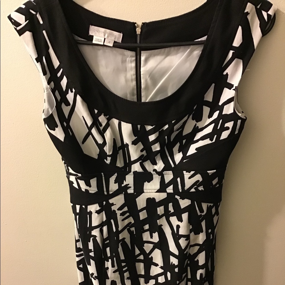 Black and white dress